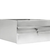Singlel drawer laci stainless