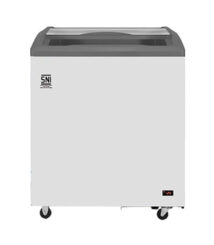 Freezer pintu geser murah kecil