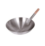 Wajan Stainless Gagang Kayu Tubular hotel dan restoran
