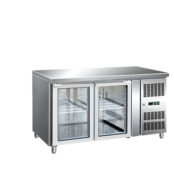 counter chiller pintu kaca yang bagus untuk restoran