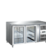 counter chiller pintu kaca yang bagus untuk restoran