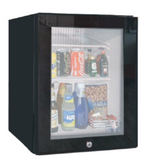 mini bar untuk kamar hotel pintu kaca