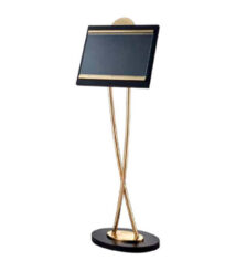 Lobi Hotel Signage dan Display Stand