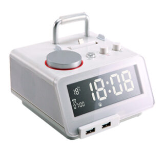 alarm box hotel + dock iphone bluetooth speaker