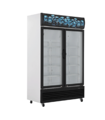 kulkas 2 pintu untuk toko minuman dan restoran