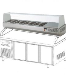 lemari untuk salad restoran hotel