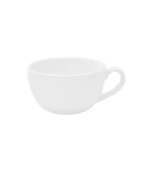 tea cup rounded cangkir teh putih hotel restoran