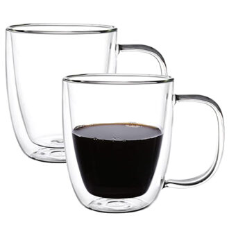 gelas kopi kaca untuk restoran cafe dan hotel