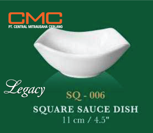 square sauce dish untuk restoran dan hotel