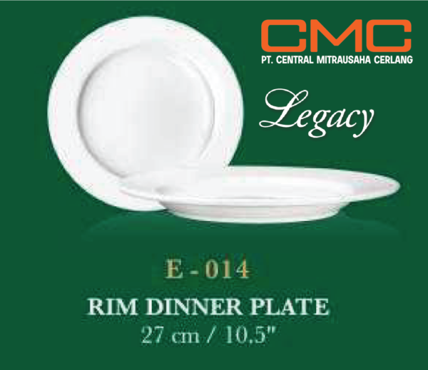 Dinner Plate RIM ukuran 27cm