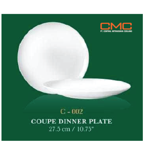 dinner plate ukuran 27.5 cm yang bagus untuk restoran