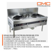 kompor kwali range untuk restoran hotel