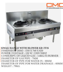 kompor kwali range untuk restoran hotel