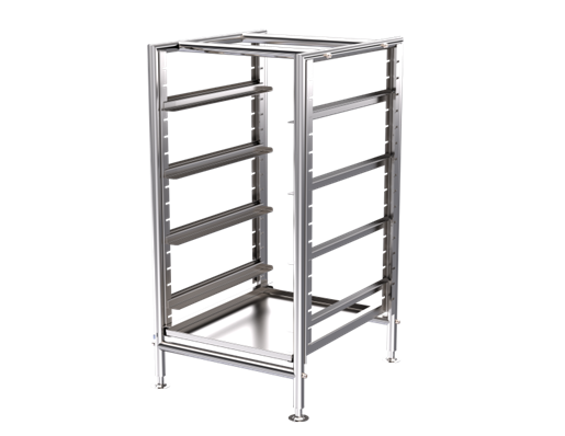 undercounter glass rack stainless