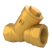 jual strainer y brass valve