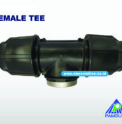 fitting pipa female tee yang sering digunakan pada pdam