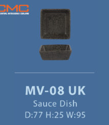 sauce dish warna hitam