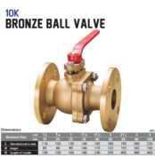 jual bronze ball valve jis 10k