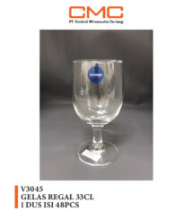 gelas regal yang sering digunakan pada hotel dan restoran