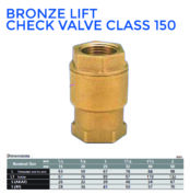 jual lift check valve kecil untuk peralatan air bersih