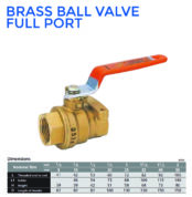 ball valve kuningan ukruan 3/4 inch