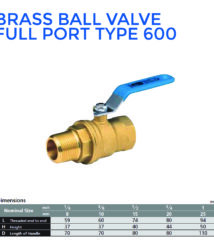jual ball valve kuningan 1/4 inch