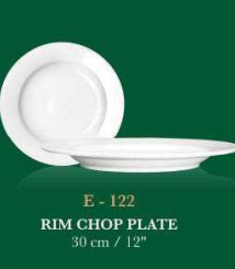 piring rim chop plate porselain 30cm