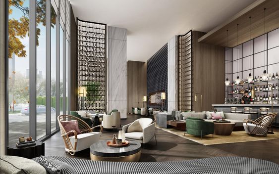 perlengkapan lobby hotel