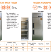 Stainless Steel Upright Combi (Chiller & Freezer)