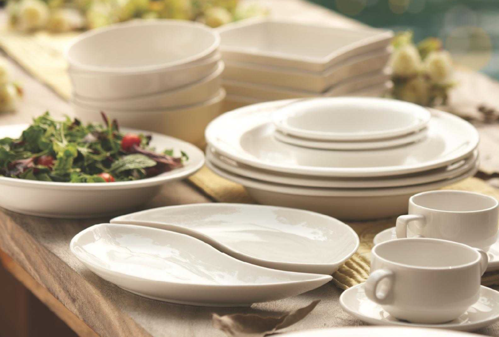 piring makan hotel porcelain dan stoneware terbaru