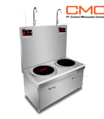 Commercial Induction Stove Double Burners Soup Boiler