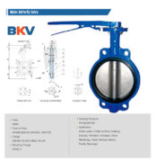 JUAL BUTTERFLY VALVE WAFER BKV
