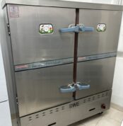 Rice Gas Steamer 24 Tray Stainless BWE