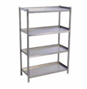 Kitchen Rack Stainless Steel 4 Susun Bisa Custom Ukuran
