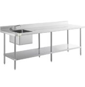 Meja Sink Panjang Besar Single Sink Custom Ukuran