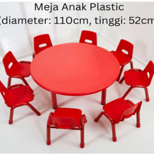 Jual Set Meja dan Kursi PAUD TK Terlengkap dan Warna Warni Bulat Persegi